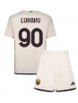 AS Roma Romelu Lukaku #90 Vieraspaita Lasten 2023-24 Lyhythihainen (+ shortsit)